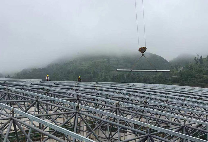 北流网架施工